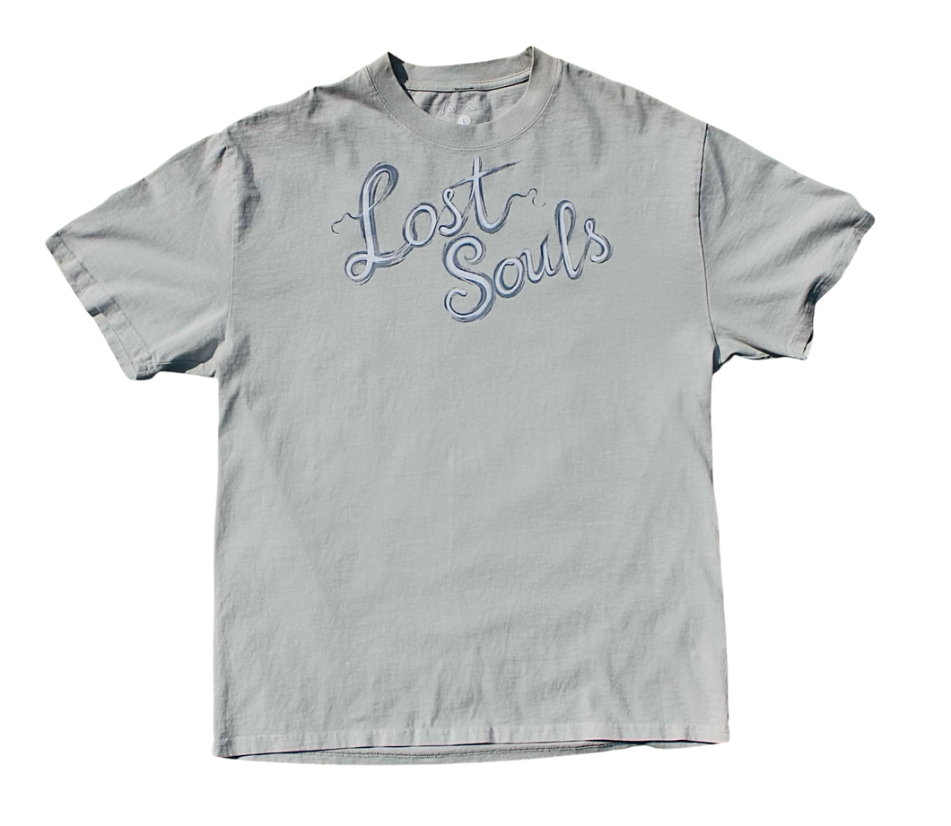 Bone white T shirt Lost Souls Vol 1. 